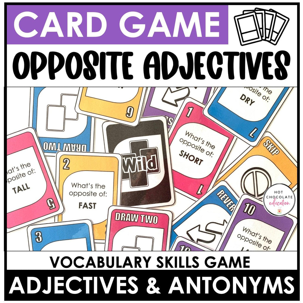 Parts of Speech: Games & Task Card Bundle | Nouns, Verb, Adjective, Preposition - Hot Chocolate Teachables