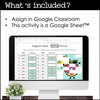 Past Tense Verbs - Irregular Verb Digital Mystery Pixel Puzzle | Google Sheets™ - Hot Chocolate Teachables