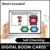 Plural Noun Rules BOOM CARDS™ - for Regular nouns -s, -es, -ies endings - Hot Chocolate Teachables