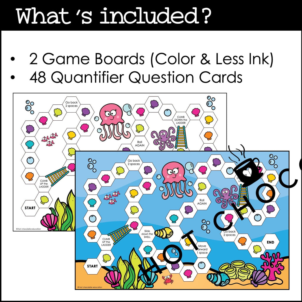 Prepositions of Place Board Game | in, on, under, in front of, behind, next to - Hot Chocolate Teachables