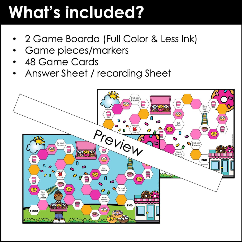 Question Building Board Game | WH Questions / Forming Questions - Hot Chocolate Teachables