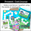 Sentence Building Board Game | Present Continuous - Hot Chocolate Teachables