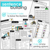 Sentence Building Grammar Escape Activity for ELL, EFL, ESL - Build a Sentence - Hot Chocolate Teachables