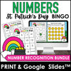 St. Patrick's Day Number Fluency 1-20 Bingo Game Bundle - Hot Chocolate Teachables