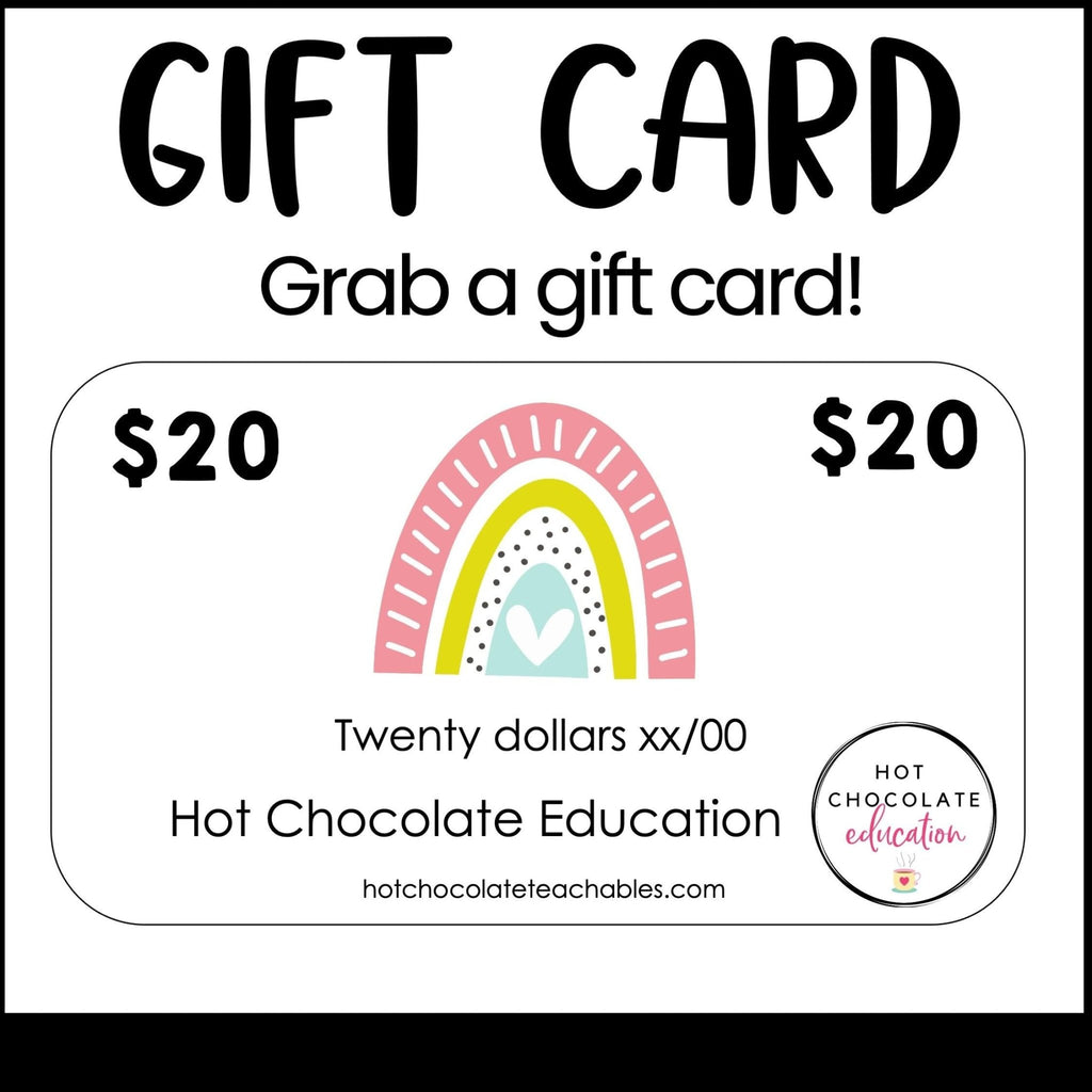 Store Gift Card - Hot Chocolate Teachables