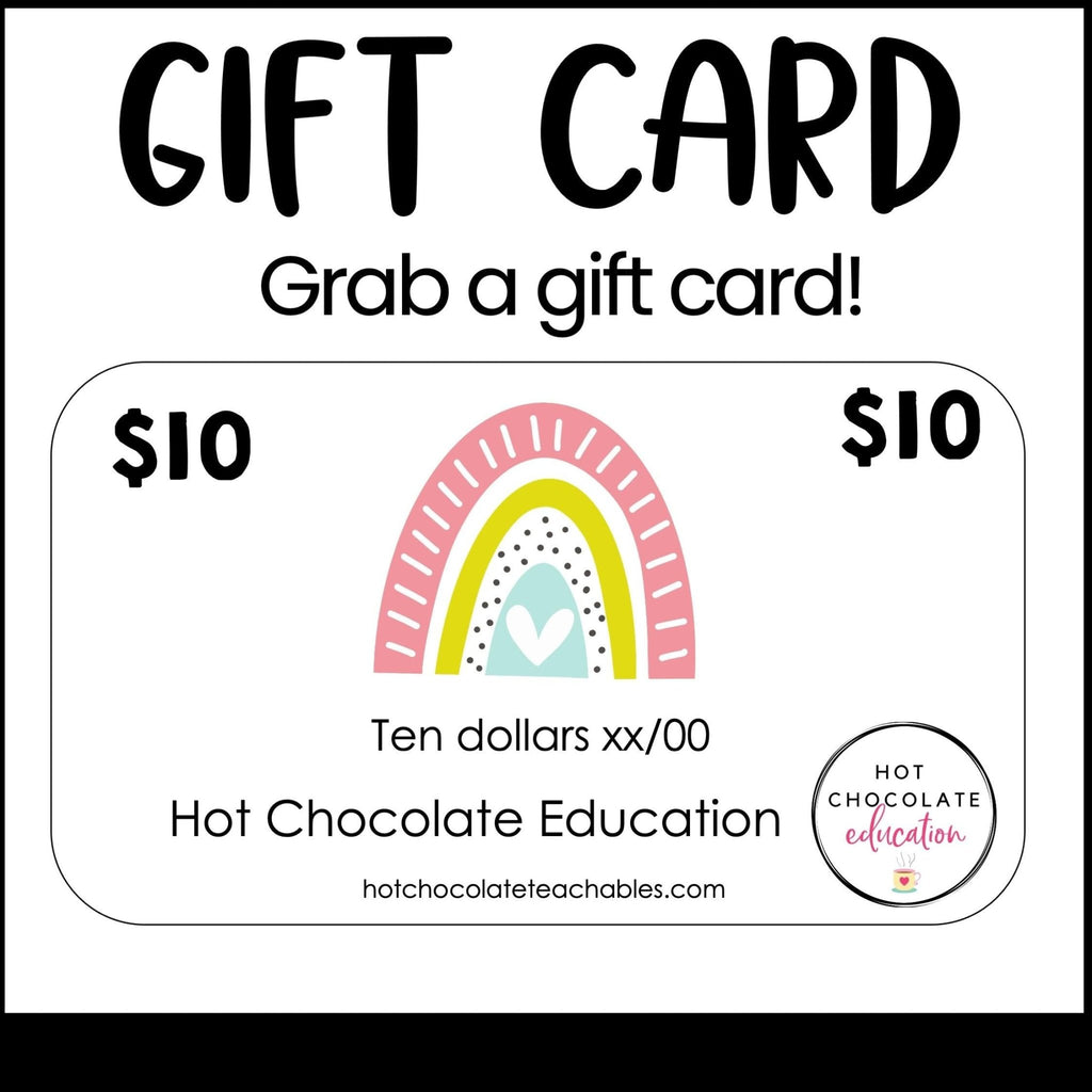 Store Gift Card - Hot Chocolate Teachables