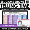 Telling Time Games BUNDLE - Hour, Half hour, quarter hour & nearest 5 minutes - Hot Chocolate Teachables