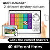 Telling Time | Hour - Half hour - Quarter hour | Mystery Picture - Boom Cards - Hot Chocolate Teachables