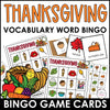 Thanksgiving Vocabulary Bingo BUNDLE - Print & Digital Versions - Hot Chocolate Teachables