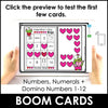 Valentine's Day Numbers 1-20 Bingo Game | Boom Cards - Hot Chocolate Teachables