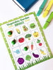 Vegetable Garden Vocabulary Bingo Game + Flashcards - Hot Chocolate Teachables