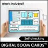 WH Question Boom Cards™ Digital Interactive Task Cards - Hot Chocolate Teachables