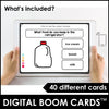 What & Where Question Boom Cards™ Digital + Printable Task Cards - Hot Chocolate Teachables