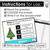 WHERE Questions - WH Question Comprehension Task Cards - Hot Chocolate Teachables