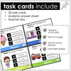 WHERE Questions - WH Question Comprehension Task Cards - Hot Chocolate Teachables