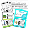 WHY Questions - WH Question Comprehension Task Cards - Hot Chocolate Teachables