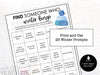 Winter Find Someone Who Printable Bingo Game, Holiday Party Game, Winter Classroom Activity for Kids, Winter Office Party Game - Hot Chocolate Teachables