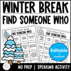 WINTER Games and Activity Bundle - Grammar & Vocabulary for ELL / ESL / EFL - Hot Chocolate Teachables