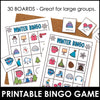 Winter Vocabulary Bingo Games - Print & Digital BUNDLE - Hot Chocolate Teachables